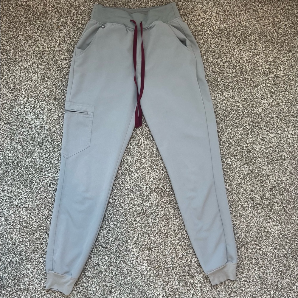 Figs Cement High-Waisted Zamora Jogger Scrub Pant XXS